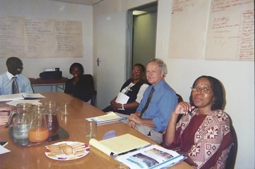 Dr. Rawson and Lusanda Rataemane at SANCA Central Rand